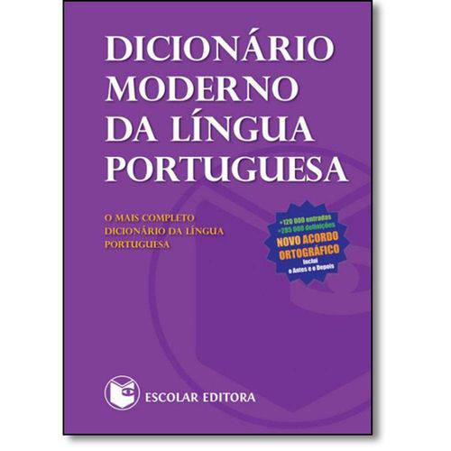Tamanhos, Medidas e Dimensões do produto Dicionário Moderno da Língua Portuguesa