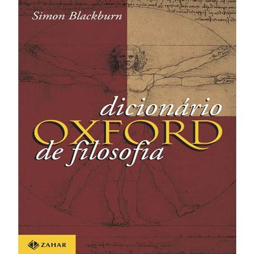Tamanhos, Medidas e Dimensões do produto Dicionario Oxford de Filosofia