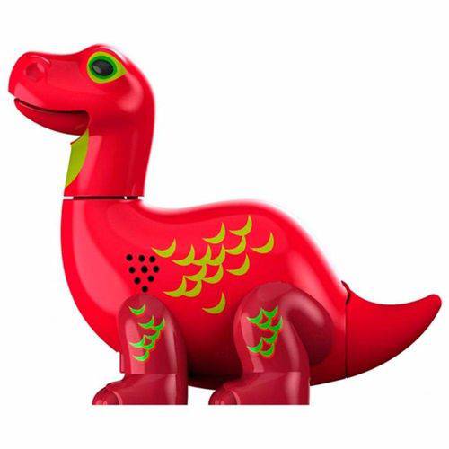 Tamanhos, Medidas e Dimensões do produto Digidinos - Dinossauros que Rugem e Cantam - Brontossauro Vermelho - Dtc