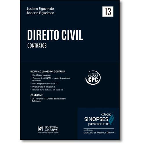 Tamanhos, Medidas e Dimensões do produto Direito Civil Contratos Vol13 Colecao Sinopses P