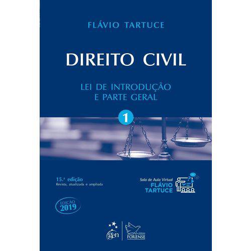 Tamanhos, Medidas e Dimensões do produto Direito Civil - Lei de Introdução e Parte Geral - Vol. 1 - 15ª Ed.2018