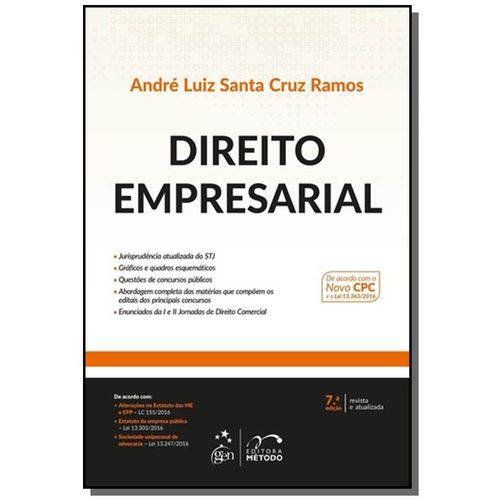 Tamanhos, Medidas e Dimensões do produto Direito Empresarial - 7a Ed