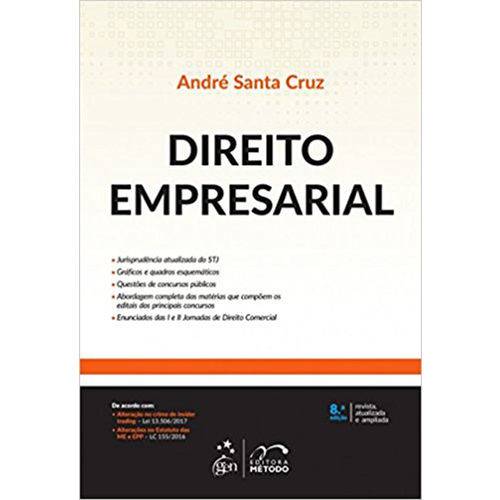 Tamanhos, Medidas e Dimensões do produto Direito Empresarial - 8ª Edição (2018)