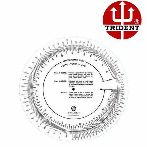 Tamanhos, Medidas e Dimensões do produto Disco de Custo, Venda e Lucro 12,5cm Trident Dcl-12