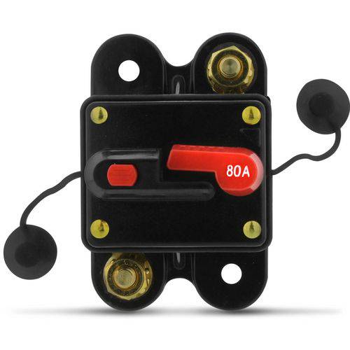 Tamanhos, Medidas e Dimensões do produto Disjuntor Som Automotivo 80a Proteção Chave Geral