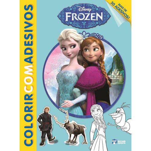 Tamanhos, Medidas e Dimensões do produto Disney Colorir com Adesivos - Frozen