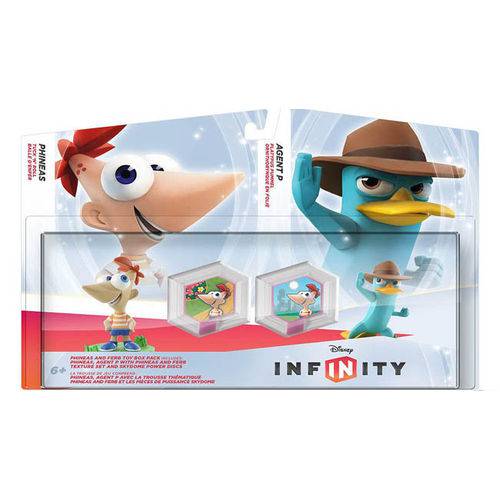 Tamanhos, Medidas e Dimensões do produto Disney Infinity Toy Box Pack Phineas Ferb