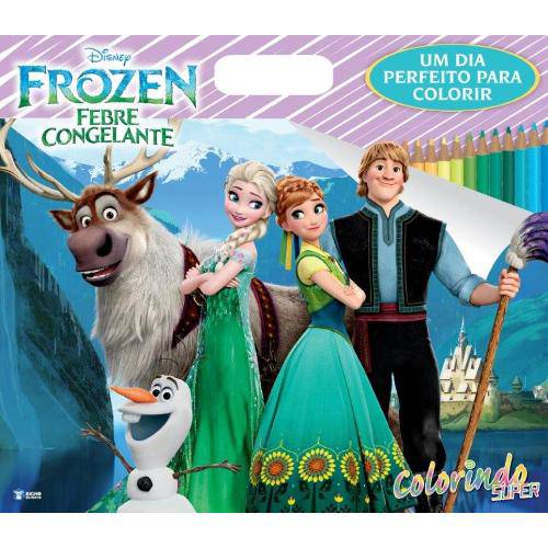 Tamanhos, Medidas e Dimensões do produto Disney Super Colorindo - Frozen Febre Congelante