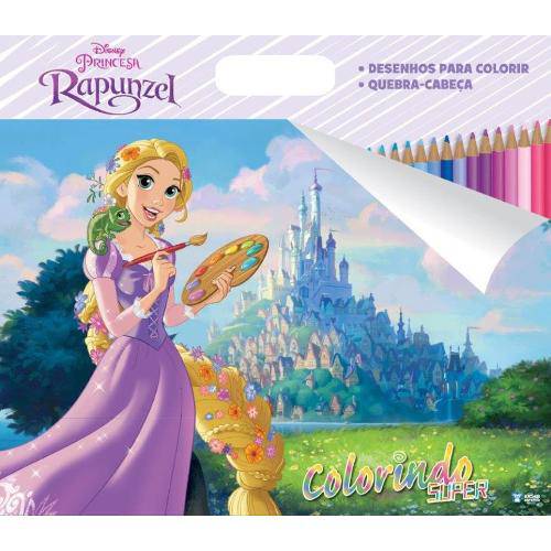 Tamanhos, Medidas e Dimensões do produto Disney Super Colorindo - Rapunzel