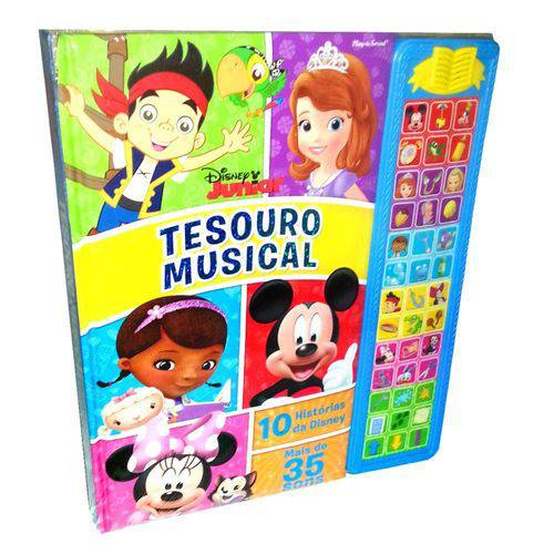 Tamanhos, Medidas e Dimensões do produto Disney-Tesouro Musical Disney Junior Editora Dcl 87687