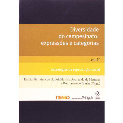 Tamanhos, Medidas e Dimensões do produto Diversidade do Campesinato: Expressões e Categorias Vol.ii 1ª Ed.2009