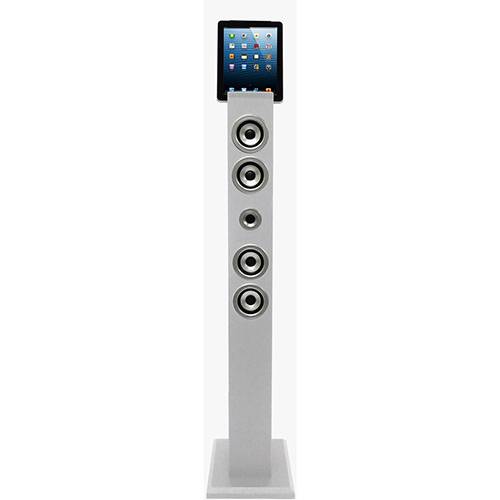 Tamanhos, Medidas e Dimensões do produto Dock Station Smartphone Tower com Bluetooth C/ Entradas Auxíliar e Vídeo - Branco