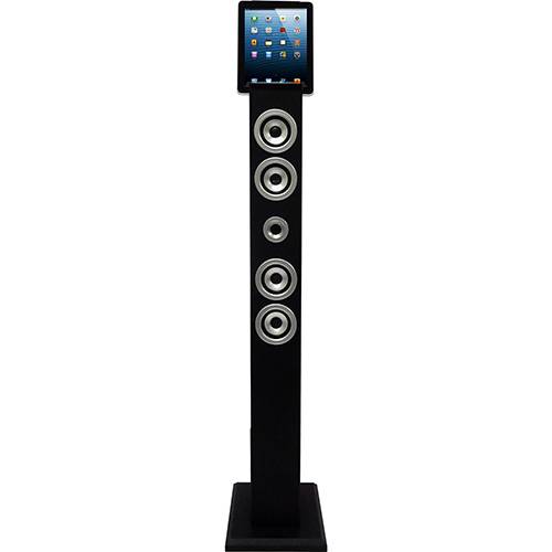 Tamanhos, Medidas e Dimensões do produto Dock Station Smartphone Tower com Bluetooth C/ Entradas Auxíliar e Vídeo - Preto