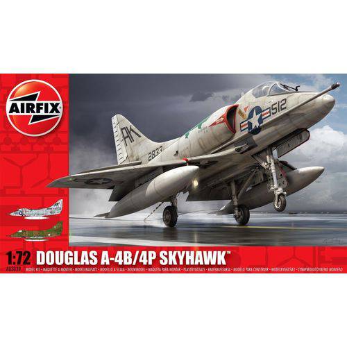 Tamanhos, Medidas e Dimensões do produto Douglas A-4B/4P Skyhawk - 1/72 - Airfix A03029