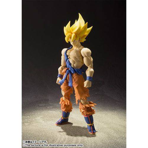 Tamanhos, Medidas e Dimensões do produto Dragon Ball Z: Super Saiyan Son Goku – Super Warrior Awakening Ver. – S.H. Figuarts