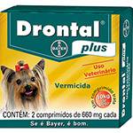 Tamanhos, Medidas e Dimensões do produto Drontal Plus Cães Até 10kg - 2 Comprimidos - Bayer