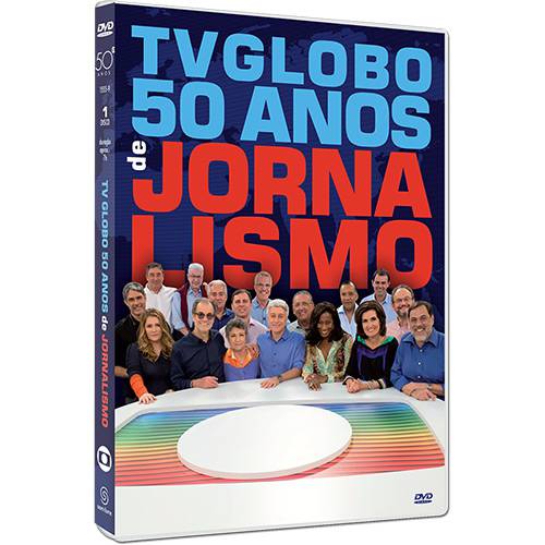 Tamanhos, Medidas e Dimensões do produto DVD - 50 Anos de Jornalismo TV Globo