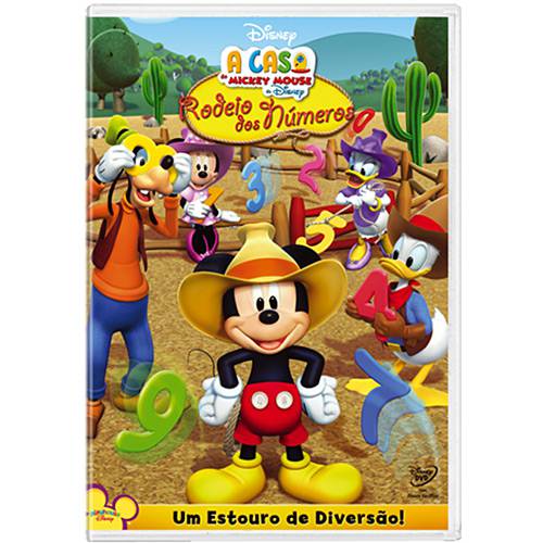 Tamanhos, Medidas e Dimensões do produto DVD a Casa do Mickey Mouse: Rodeio dos Números