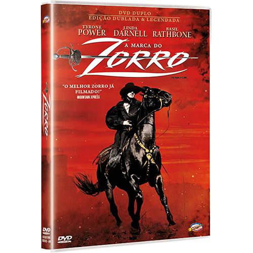 Tamanhos, Medidas e Dimensões do produto DVD - a Marca do Zorro (Duplo)