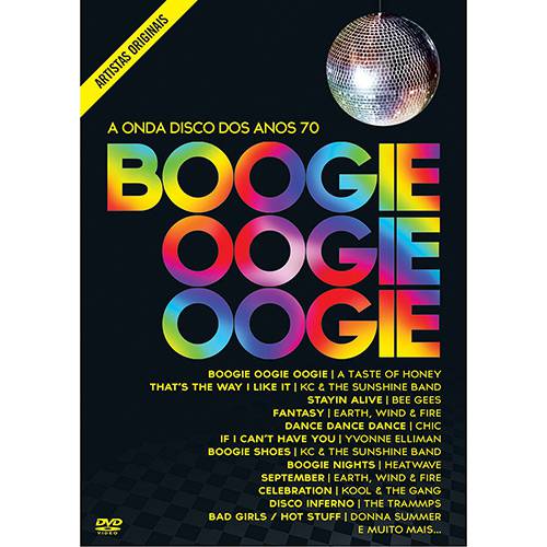 Tamanhos, Medidas e Dimensões do produto DVD - a Onda Disco dos Anos 70 ''Boogie Oogie Oogie''