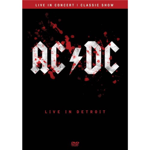 Tamanhos, Medidas e Dimensões do produto DVD Ac/Dc: Live In Detroit