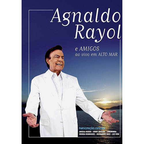 Tamanhos, Medidas e Dimensões do produto DVD - Agnaldo Rayol e Amigos ao Vivo em Alto Mar