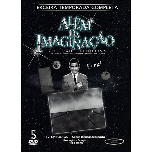 Tamanhos, Medidas e Dimensões do produto DVD - Além da Imaginação - Coleção Definitiva 3ª Temporada Completa (5 Discos)