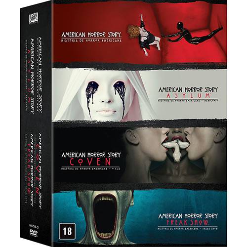 Tamanhos, Medidas e Dimensões do produto DVD - American Horror Story - 1ª a 4ª Temporada