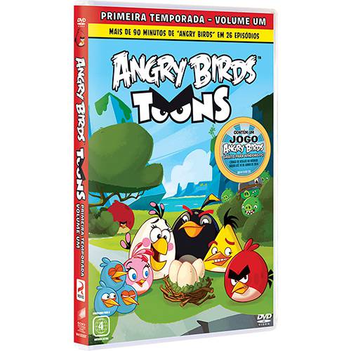 Tamanhos, Medidas e Dimensões do produto DVD - Angry Birds Toons - Volume 1