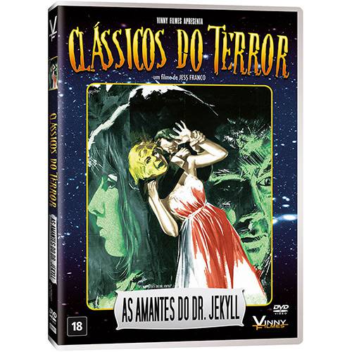 Tamanhos, Medidas e Dimensões do produto DVD - as Amantes do Dr. Jekyll - Clássicos do Terror