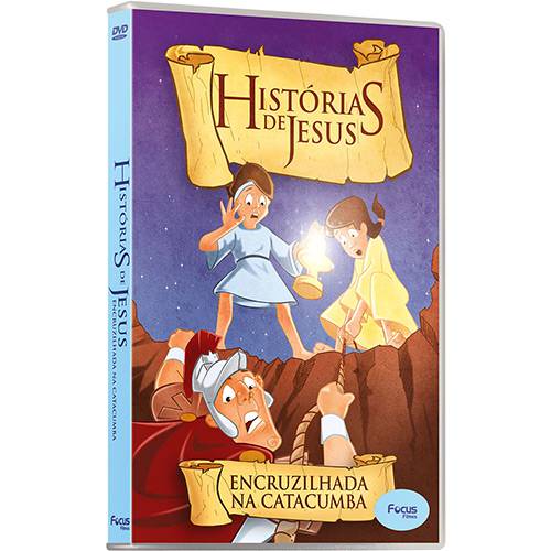 Tamanhos, Medidas e Dimensões do produto DVD as Histórias de Jesus - Encruzilhada na Catacumba