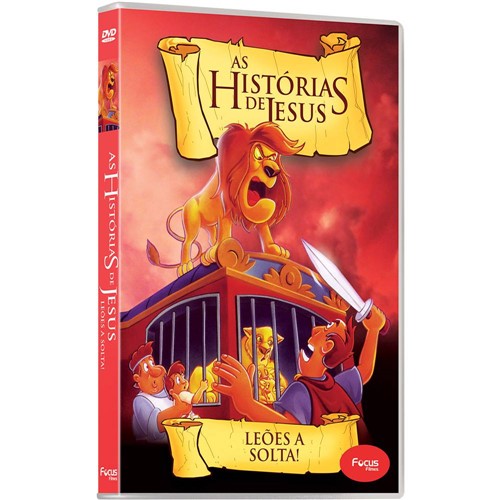 Tamanhos, Medidas e Dimensões do produto DVD as Histórias de Jesus - Leões a Solta Vol.7