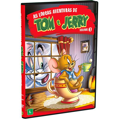 Tamanhos, Medidas e Dimensões do produto DVD - as Loucas Aventuras de Tom & Jerry - Volume 3