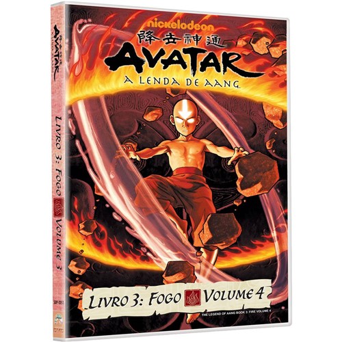 Tamanhos, Medidas e Dimensões do produto DVD Avatar - Livro 3: Fogo (Vol.4)