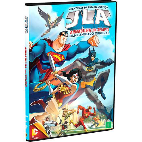 Tamanhos, Medidas e Dimensões do produto DVD - Aventuras da Liga da Justiça: Armadilha do Tempo - Filme Animado Original