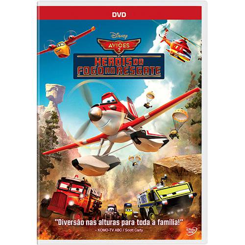 Tamanhos, Medidas e Dimensões do produto DVD - Aviões 2: Heróis do Fogo ao Resgate