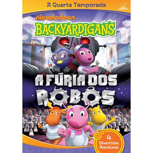 Tamanhos, Medidas e Dimensões do produto DVD Backardigans Vol 1- a Fúria dos Robôs