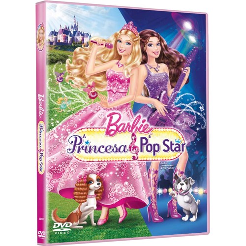 Tamanhos, Medidas e Dimensões do produto DVD Barbie - a Princesa Pop Star