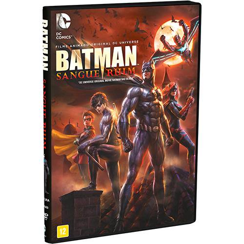 Tamanhos, Medidas e Dimensões do produto DVD Batman Sangue Ruim - Filme Animado Original DC Universe