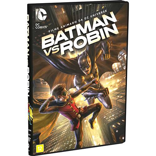 Tamanhos, Medidas e Dimensões do produto DVD - Batman Vs Robin - Filme Animado da DC Universe