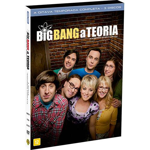 Tamanhos, Medidas e Dimensões do produto DVD - Big Bang a Teoria: a Oitava Temporada Completa (3 Discos)