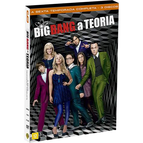 Tamanhos, Medidas e Dimensões do produto DVD - Big Bang a Teoria - a Sexta Temporada Completa (3 Discos)