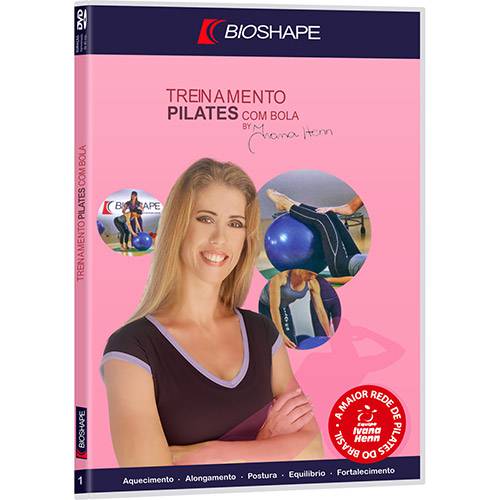 Tamanhos, Medidas e Dimensões do produto DVD - Bioshape - Treinamento Pilates com Bola - Ivana Henn