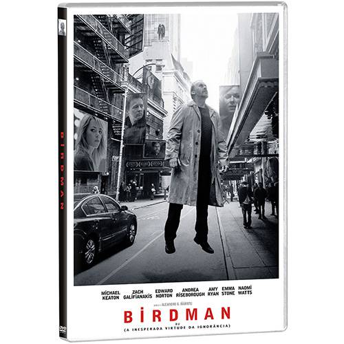 Tamanhos, Medidas e Dimensões do produto DVD - Birdman ou a Inesperada Virtude da Ignorância