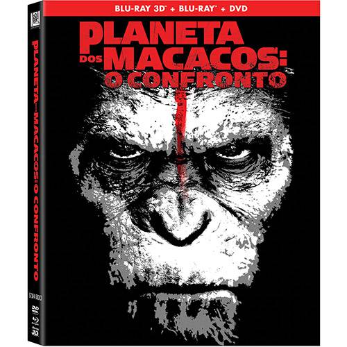 Tamanhos, Medidas e Dimensões do produto DVD + Blu-ray + Blu-ray 3D - Planeta dos Macacos: o Confronto (3 Discos)