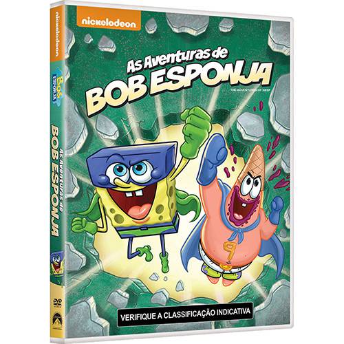 Tamanhos, Medidas e Dimensões do produto DVD - Bob Esponja: as Aventuras de Bob Esponja