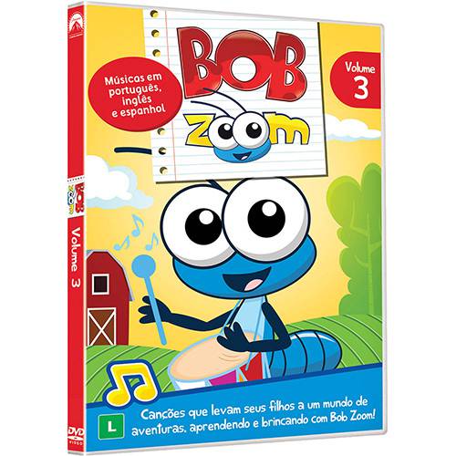 Tamanhos, Medidas e Dimensões do produto DVD - Bob Zoom - Volume 3