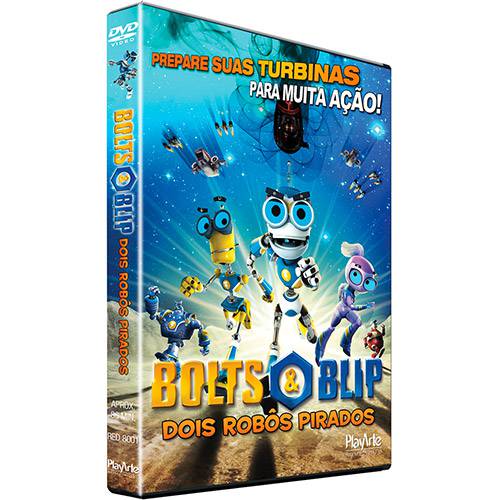 Tamanhos, Medidas e Dimensões do produto DVD - Bolts & Blip: Dois Robôs Pirados
