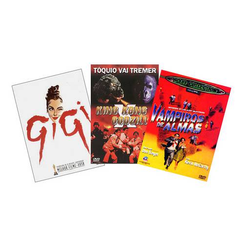 Tamanhos, Medidas e Dimensões do produto DVD - Box Conjunto Promocional - Clássicos (3 Discos)