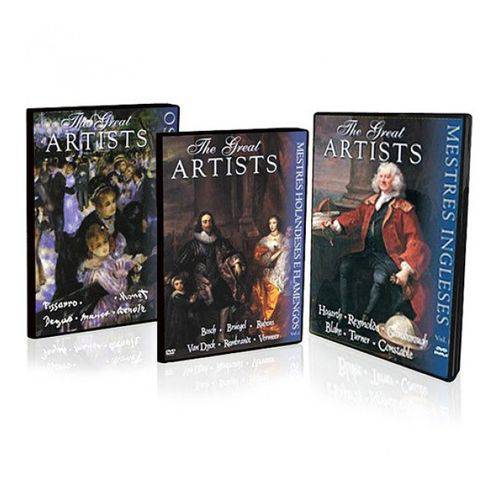Tamanhos, Medidas e Dimensões do produto DVD-Box - The Great Artists (5DVDs)